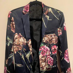 Floral Mens/Unisex Blazer
